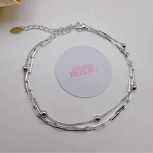 Paperclip dainty bracelet S925